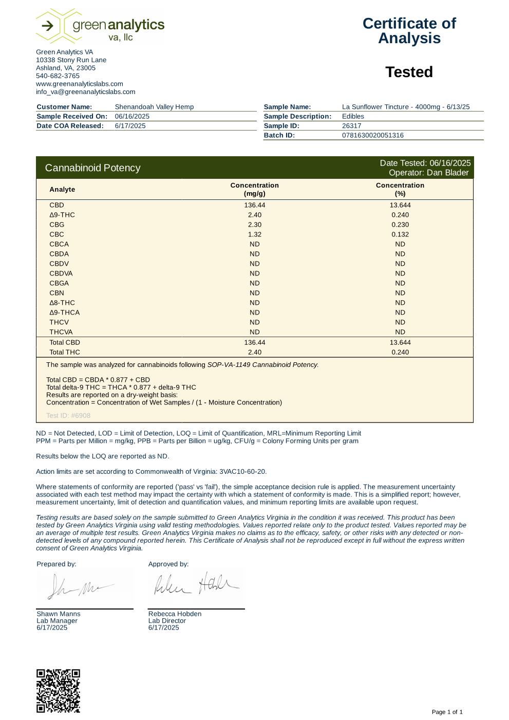 4000mg. Organic Hemp Extract Full Spectrum Tincture For Chronic Pain, Inflammation, Anxiety & Restlessness