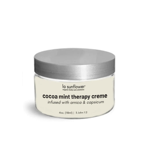 Cocoa Mint Therapy Creme:  Arthritic Pain Relief For Achy Joints, Tendons & Bruising